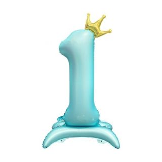 42in Standing Crown Number 1 · Blue 42in Number Balloons foil balloon