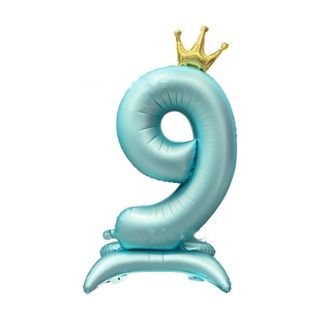 42in Standing Crown Number 9 · Blue 42in Number Balloons foil balloon