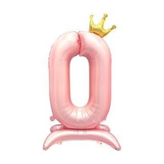 42in Standing Crown Number 0 · Pink 42in Number Balloons foil balloon