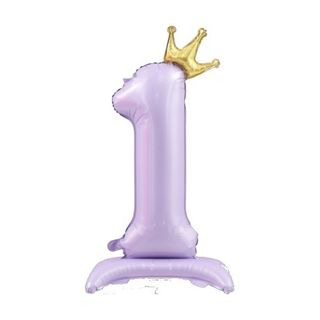 42in Standing Crown Number 1 · Matte Purple 42in Number Balloons foil balloon