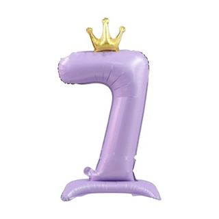 42in Standing Crown Number 7 · Matte Purple 42in Number Balloons foil balloon